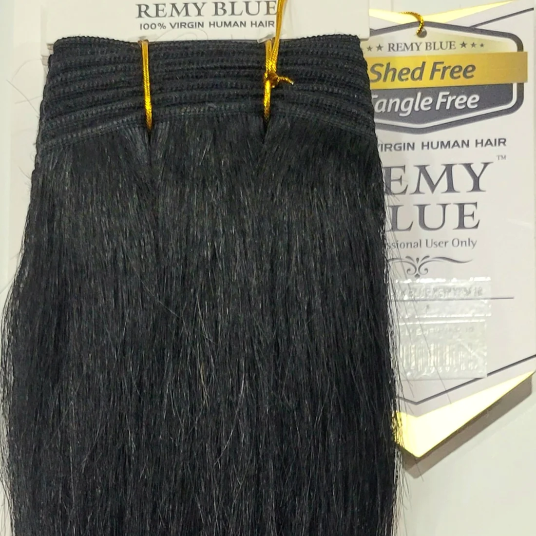 Remy Blue Human Hair New Yaky 20"