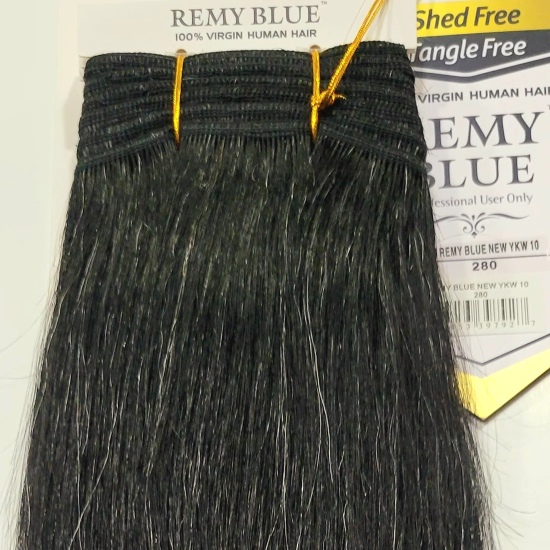 Remy Blue Human Hair New Yaky 12"