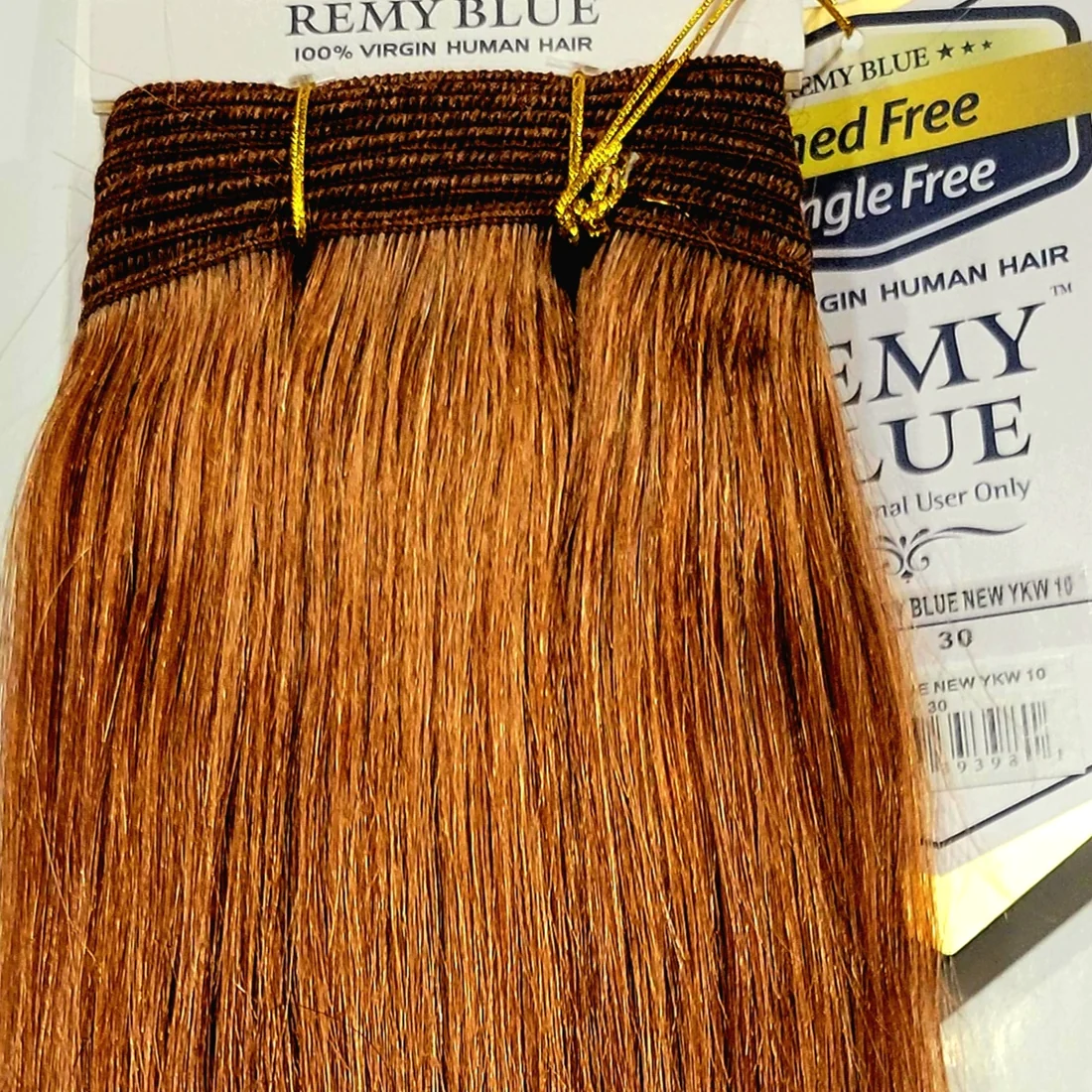 Remy Blue Human Hair New Yaky 12"