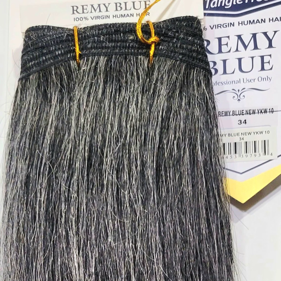 Remy Blue Human Hair New Yaky 14"