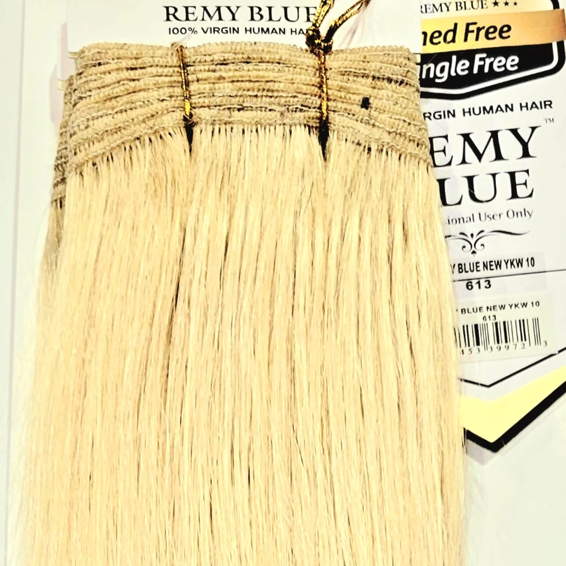 Remy Blue Human Hair New Yaky 14"