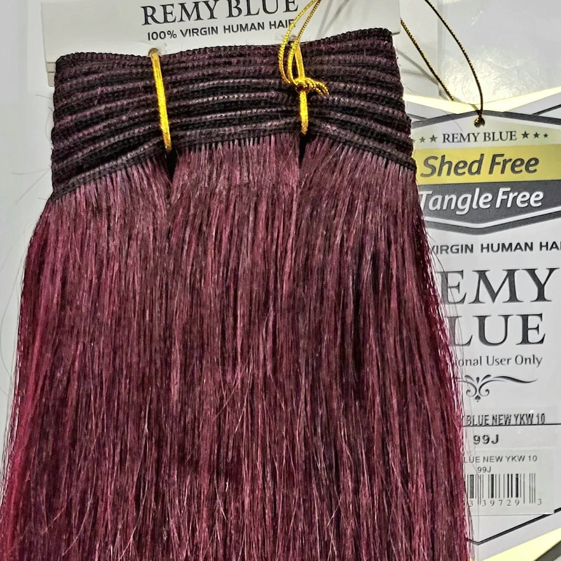 Remy Blue Human Hair New Yaky 14"