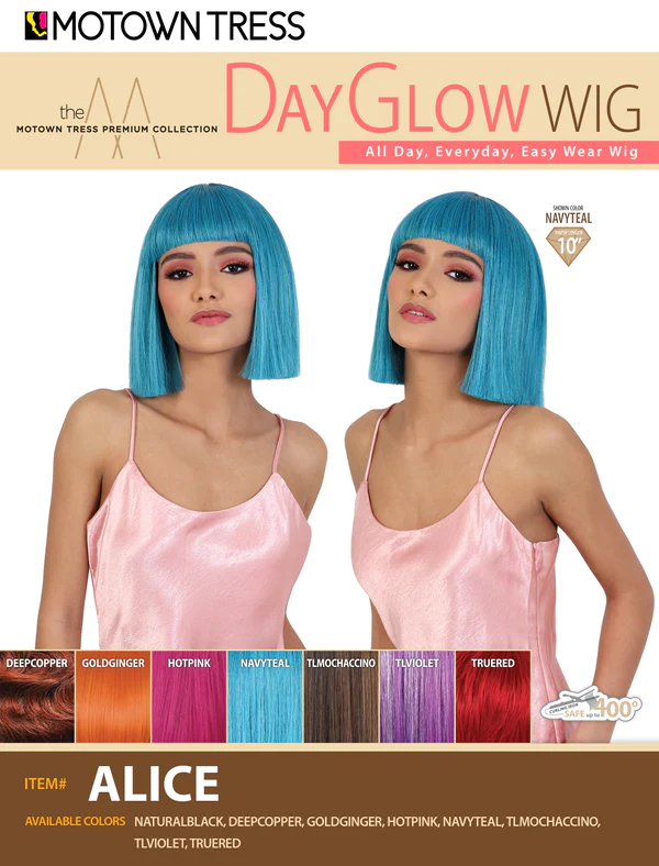 Motown Tress Day Glow "All Day, Everyday, Easy Wear Synthetic Wig Alice