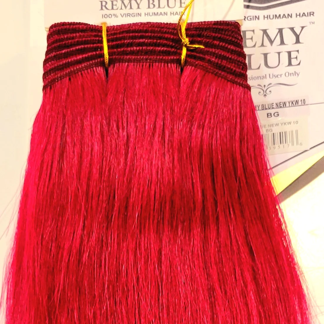 Remy Blue Human Hair New Yaky 14"