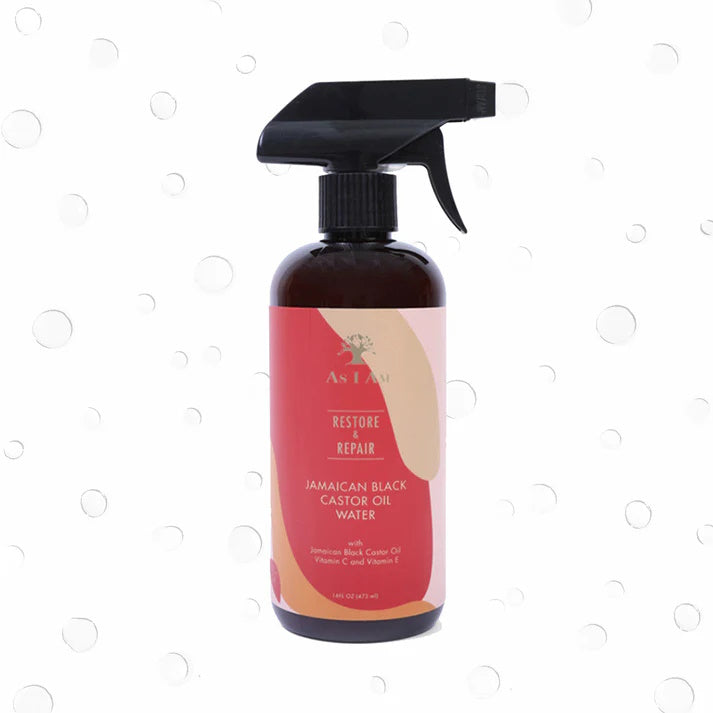 As I Am Restore & Repair Jamaican Black Castor Oil Water 16 oz