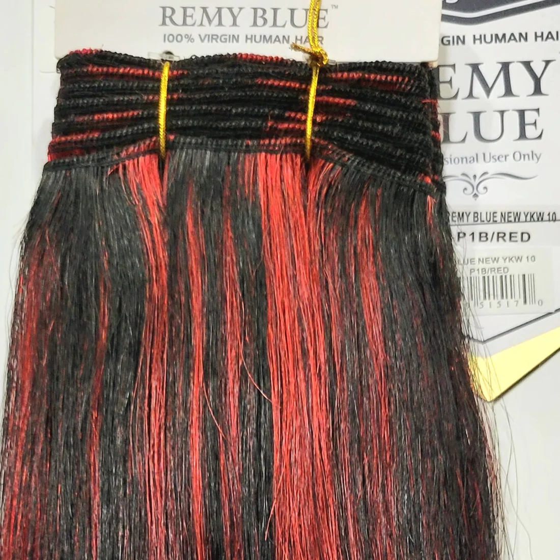 Remy Blue Human Hair New Yaky 12"
