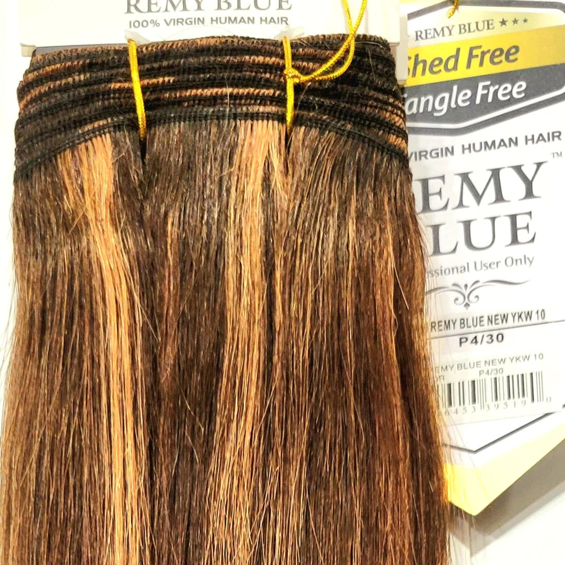 Remy Blue Human Hair New Yaky 12"