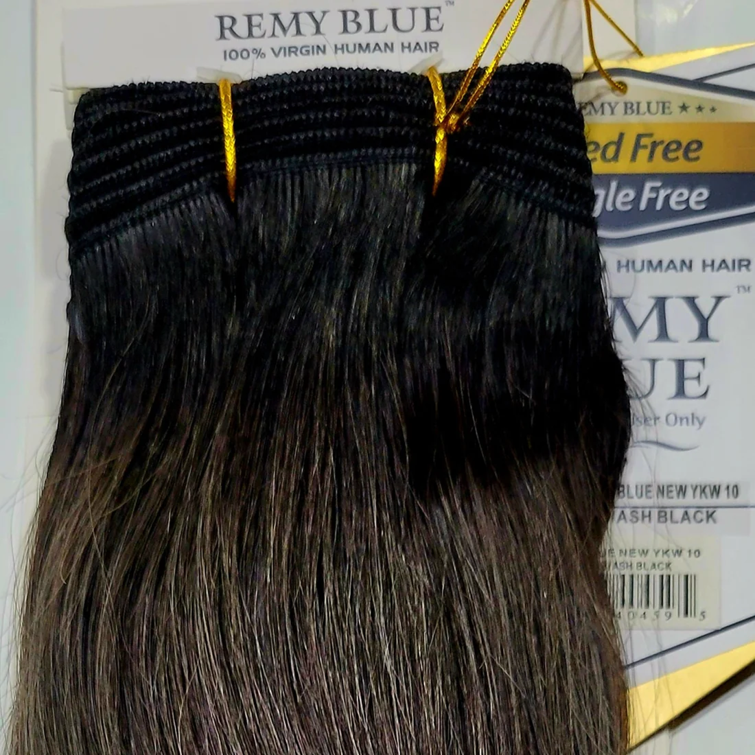Remy Blue Human Hair New Yaky 12"
