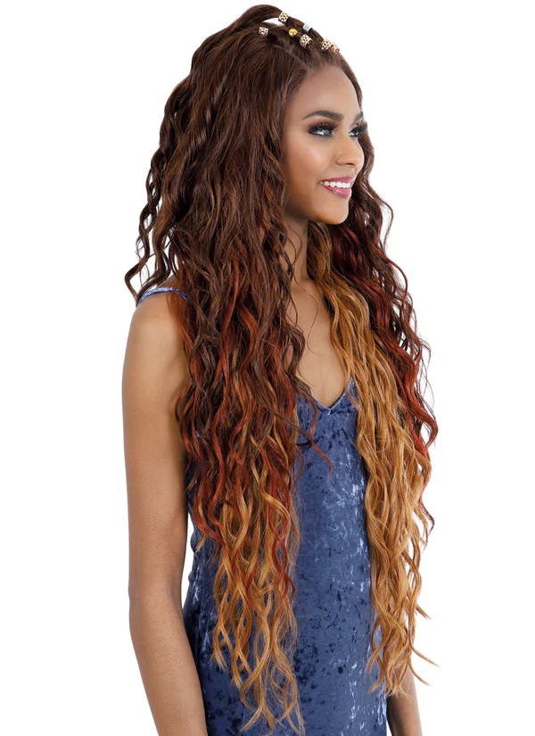 MoTown Tress HD 360 13" x 4.5" Frontal Lace Synthetic Wig L360S. Yula