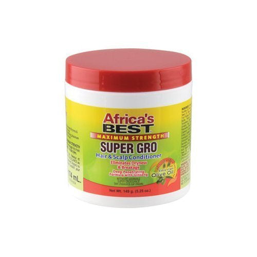 Africa's Best Super Gro Maximum Strength Hair & Scalp Conditioner 5.25 oz