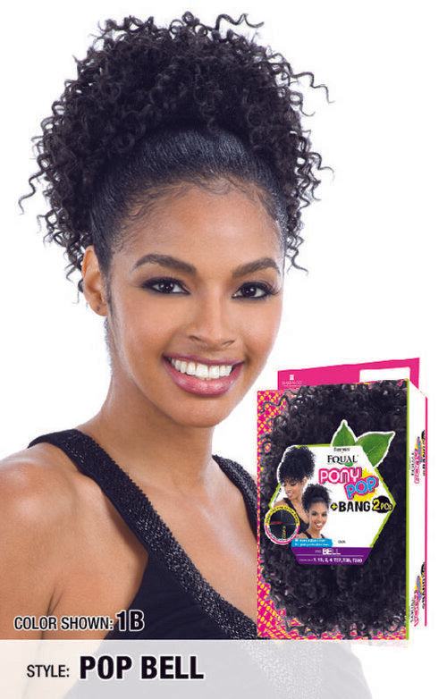 Freetress Equal Synthetic Pony Pop + Bang 2 pcs Bell