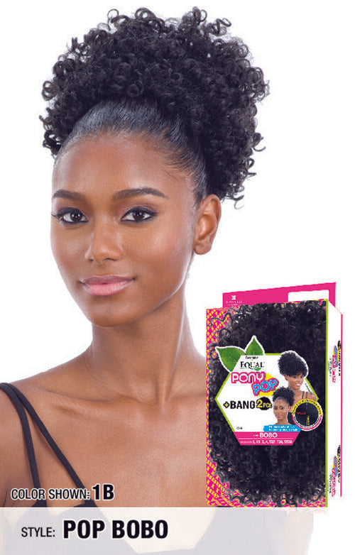 Freetress Equal Synthetic Pony Pop + Bang 2 pcs Bobo