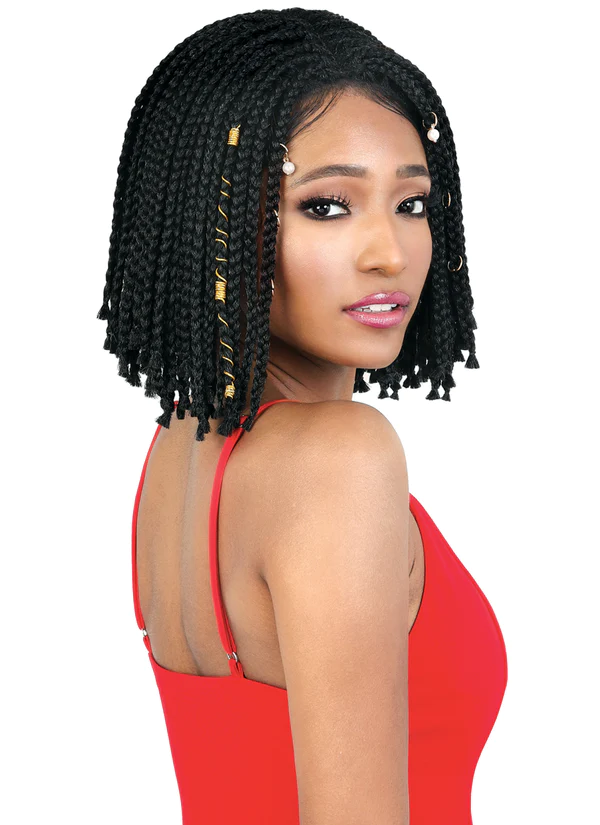 Motown Tress Slayable & Spinable Box Braid Synthetic Braid Lace Wig LDP-Box10