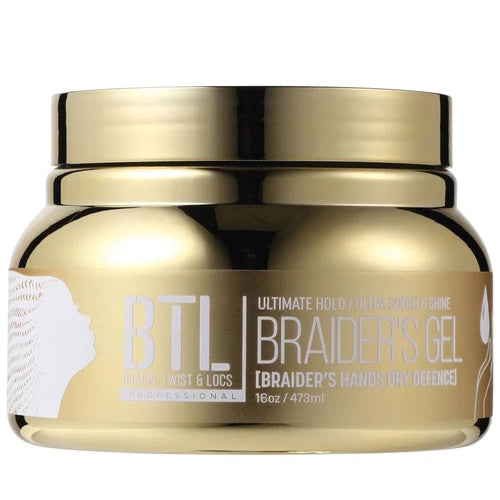 BTL Braiding Gel Gold Ultimate Hold Performance 16 oz