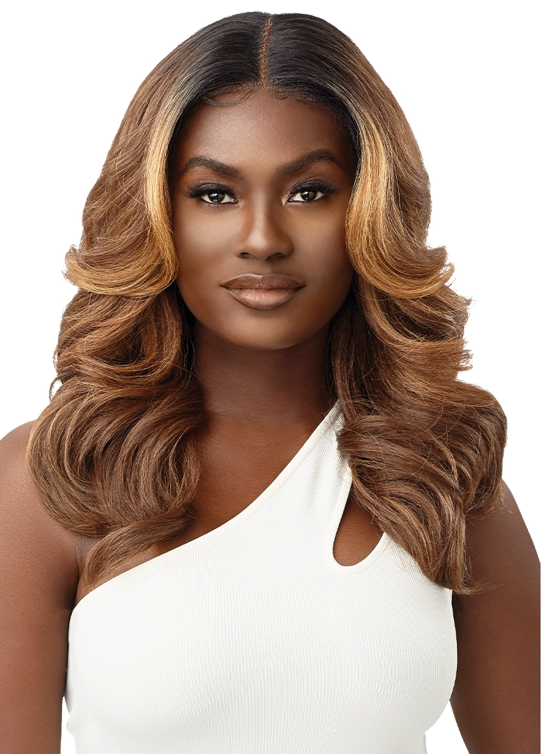 Outre SleekLay Synthetic Lace Front Center Part Wig Brizella