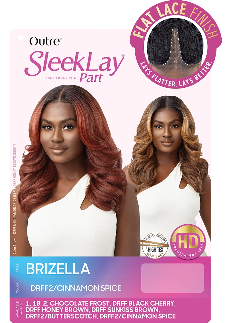 Outre SleekLay Synthetic Lace Front Center Part Wig Brizella