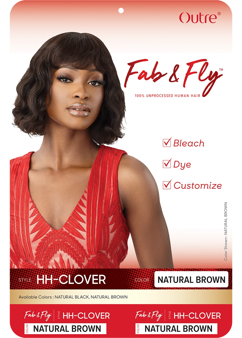 Outre Fab & Fly 100% Unprocessed Human Hair Full Wig HH-Clover