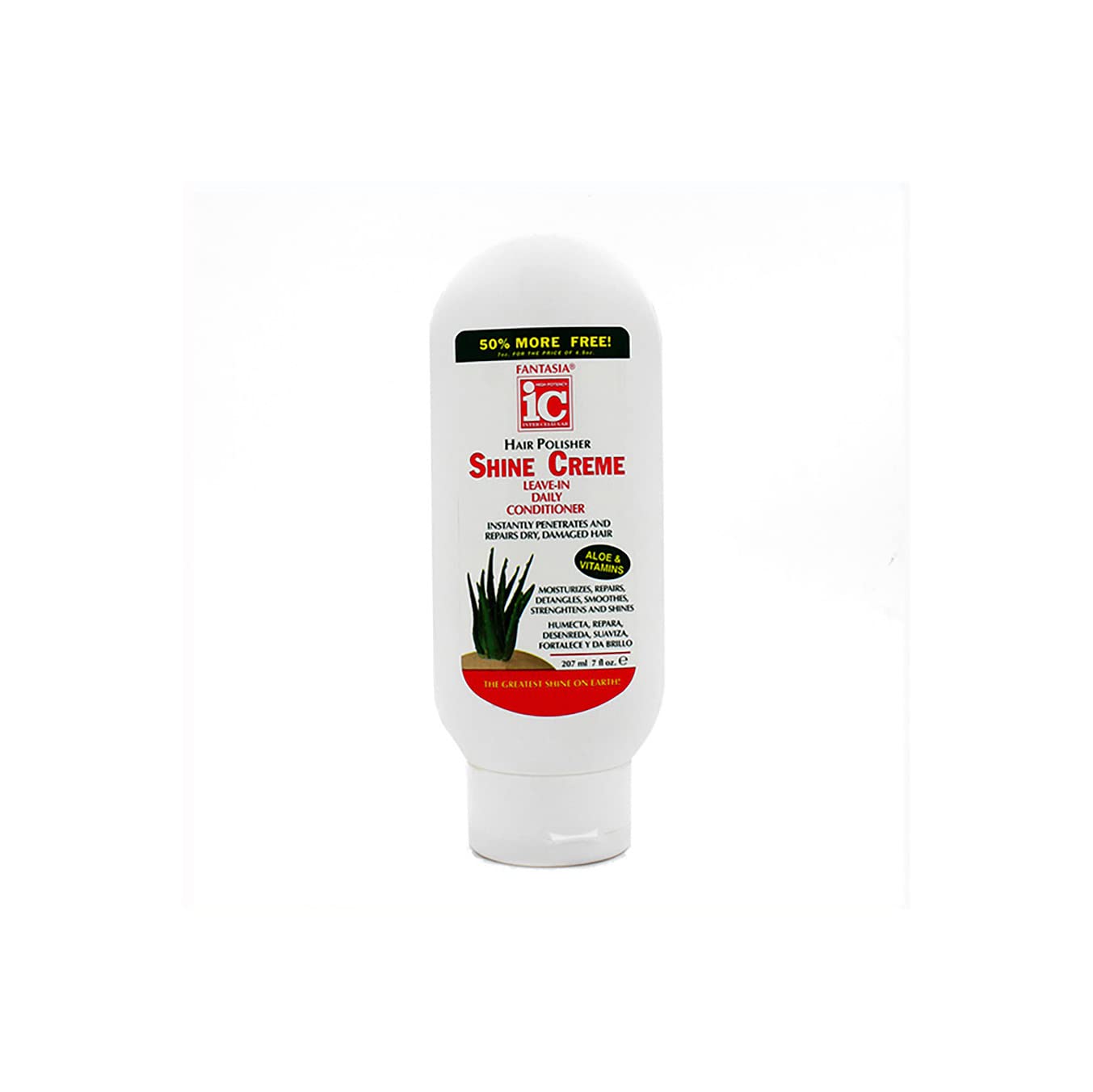 Fantasia IC Hair Polisher Shine Creme Leave-In Daily Conditioner 7 fl oz