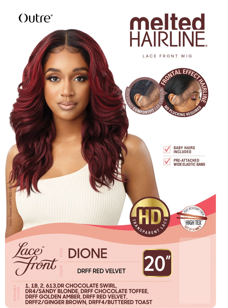 Outre Melted Hairline Synthetic HD Transparent Lace Front Wig Dione