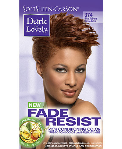 Dark and Lovely Fade Resist Rich Conditioning Color Hair Color Kit