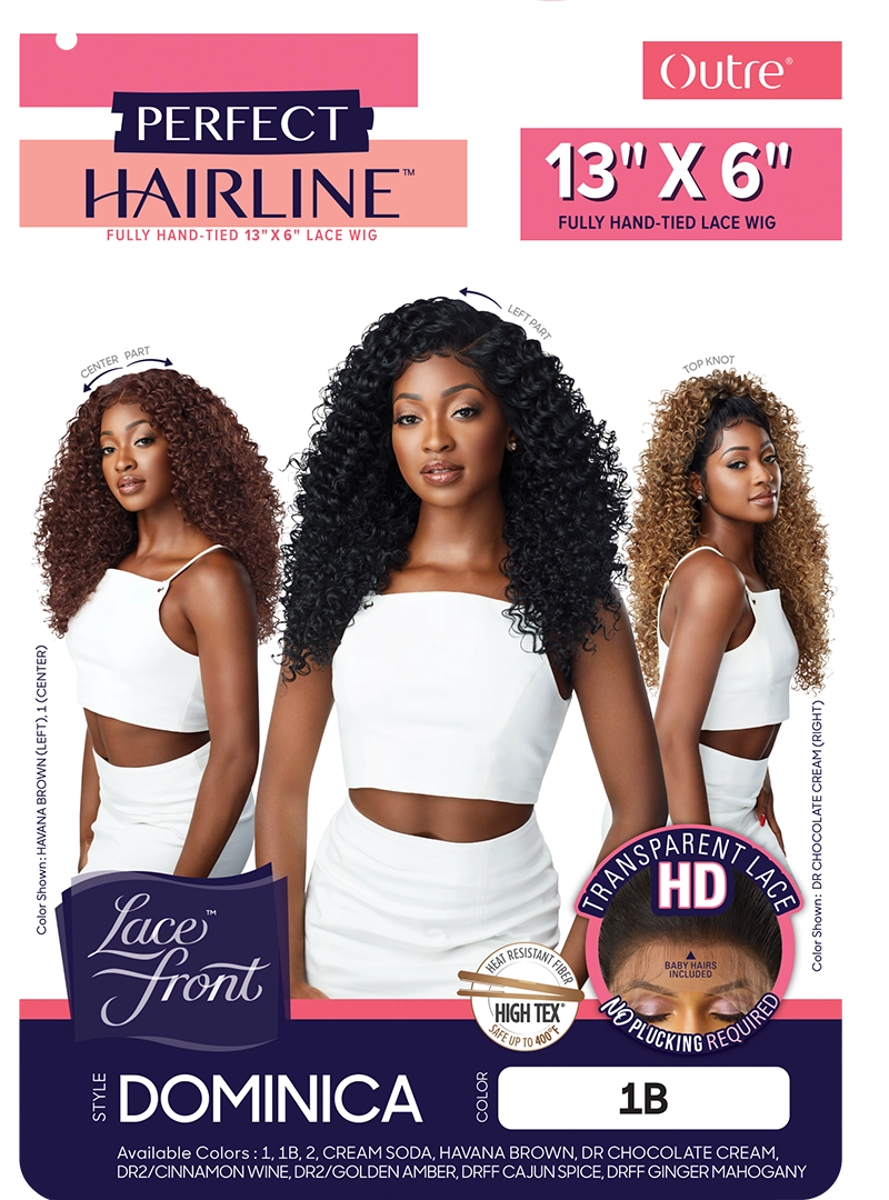 Outre Perfect Hairline 13x6 HD Transparent Lace Front Synthetic Wig Dominica