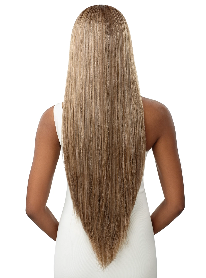 Outre SleekLay HD Transparent Lace Front Center Part Synthetic Wig Elmirah 34"