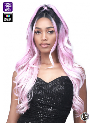 Bobbi Boss UpDo Revolution 13"x2" Hand Tied Deep Synthetic 360 Lace Front Wig Emilia