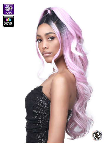 Bobbi Boss UpDo Revolution 13"x2" Hand Tied Deep Synthetic 360 Lace Front Wig Emilia