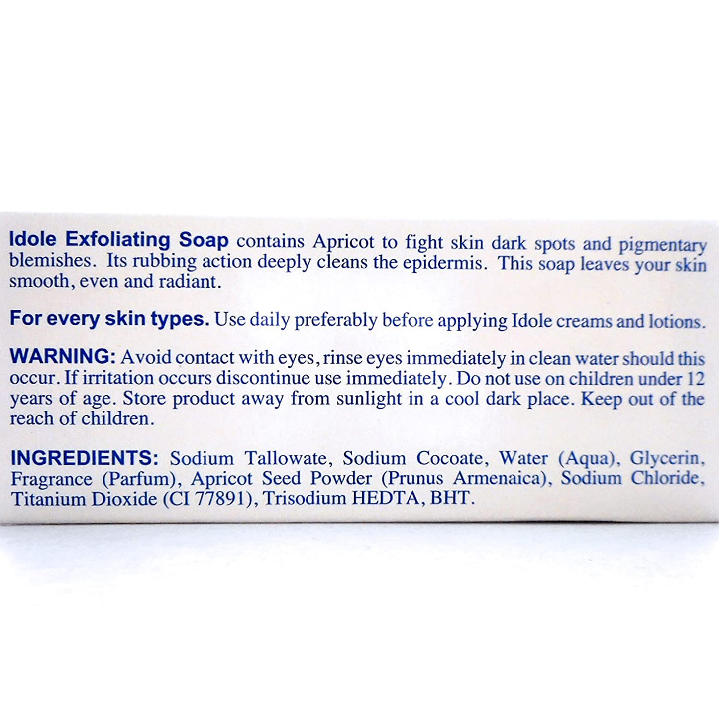 Idole Exfoliating Soap 7 oz