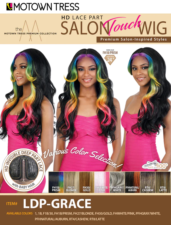 Motown Tress Invisible Deep Part Synthetic Lace Wig Grace
