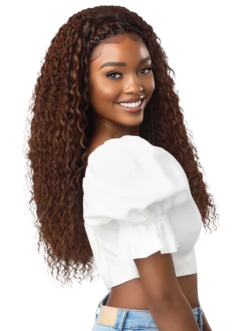 Outre Lace Frontal 13" x 2" Ear to Ear HD Lace Wig Halo Stitch Braid 26"