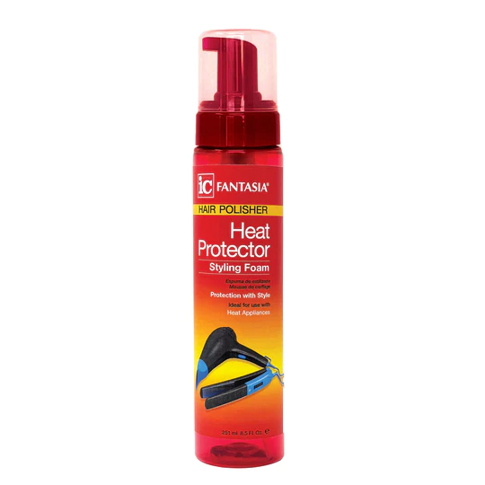 Fantasia IC Hair Polisher Heat Protector Styling Foam 8.5 fl oz