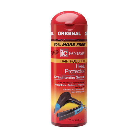 Fantasia IC Hair Polisher Heat Protector Straightening Serum 6 fl oz