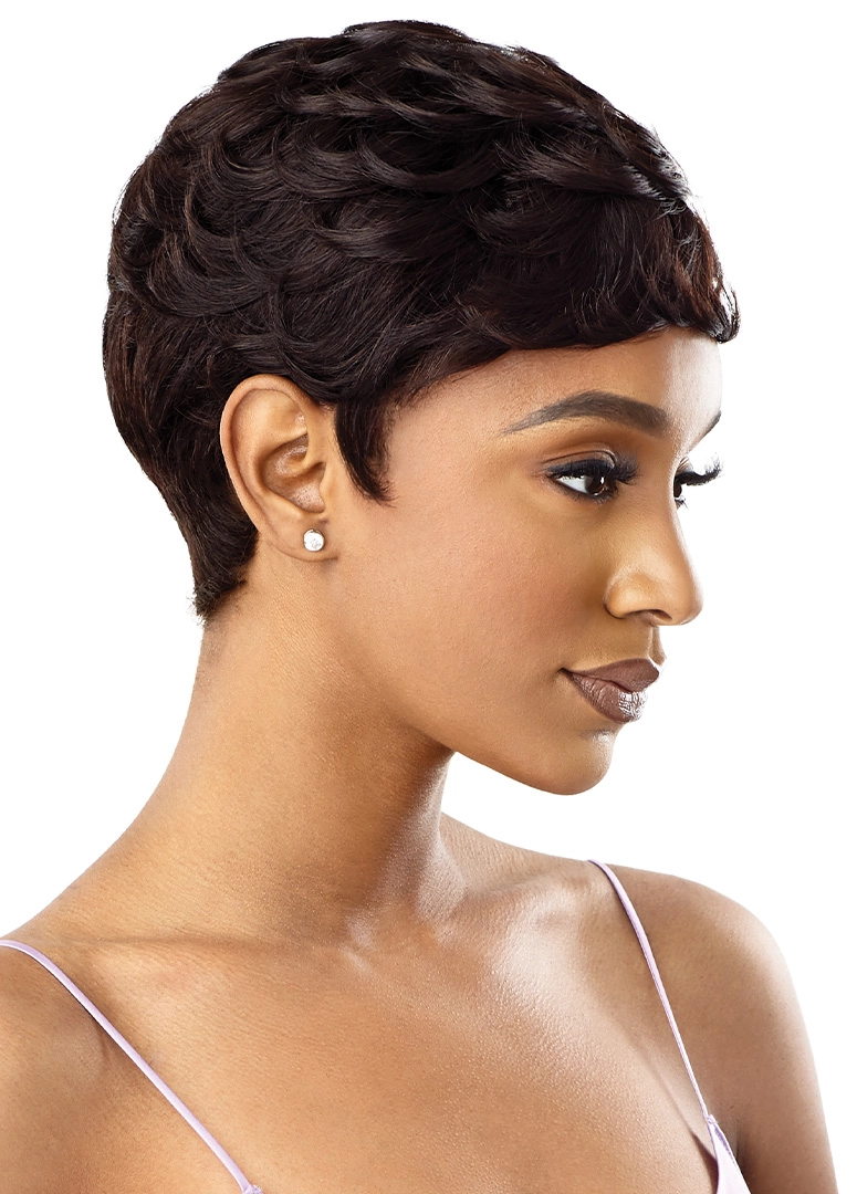 Outre My Tress Purple Label 100% Unprocessed Human Hair Full Wig Bonnie