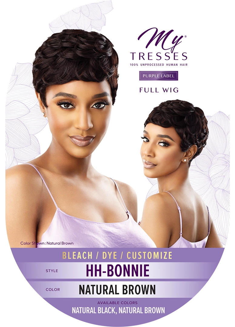 Outre My Tress Purple Label 100% Unprocessed Human Hair Full Wig Bonnie