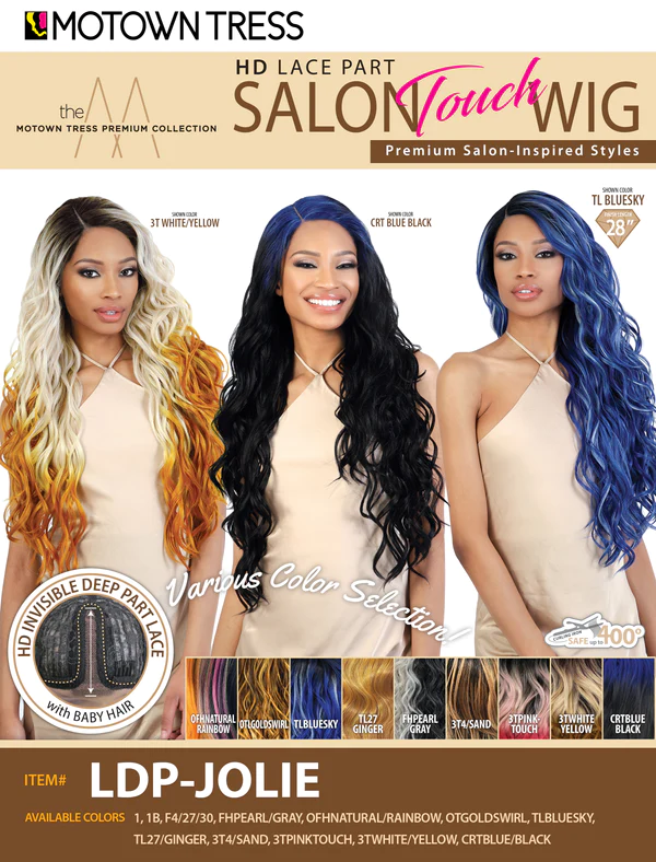 Motown Tress Invisible Deep Part Synthetic Lace Wig Jolie