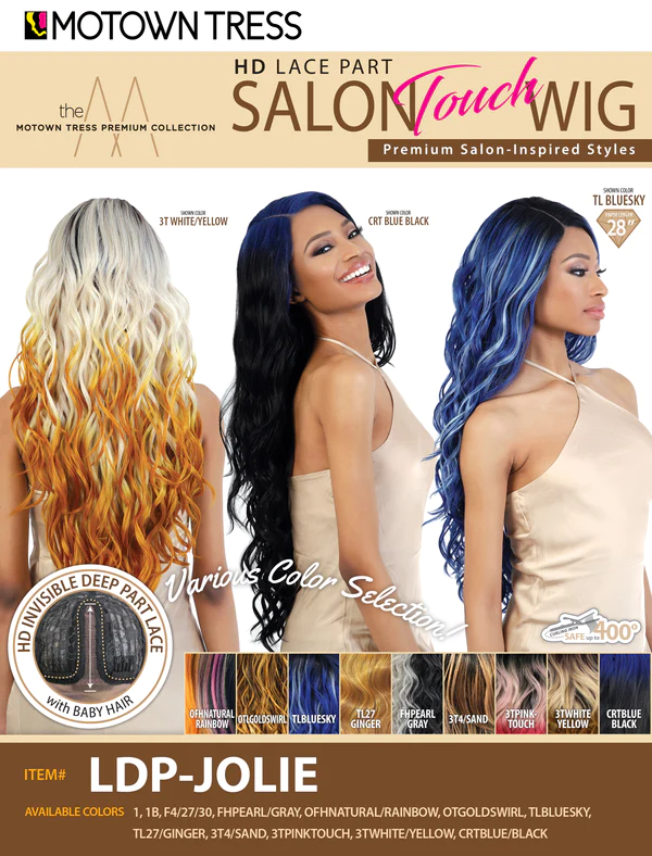 Motown Tress Invisible Deep Part Synthetic Lace Wig Jolie