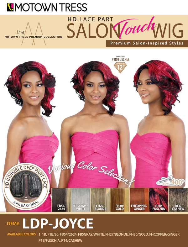 Motown Tress Salon Touch HD Synthetic Lace Part Wig LDP-Joyce