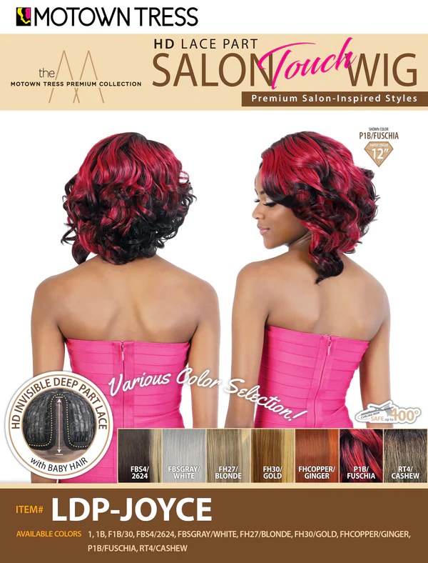 Motown Tress Salon Touch HD Synthetic Lace Part Wig LDP-Joyce