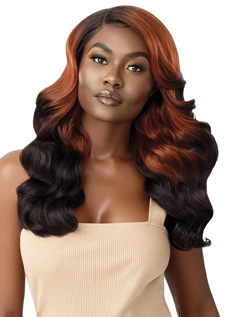 Outre Color Bomb HD Transparent Lace Front Synthetic Wig Kayleen