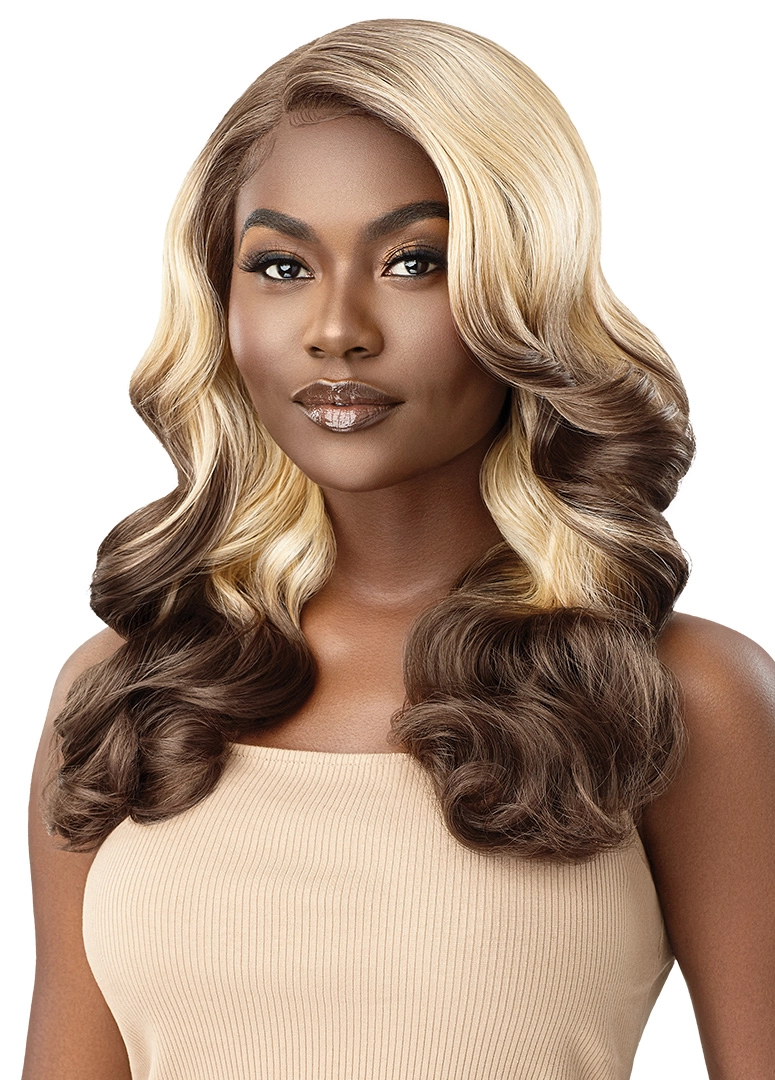 Outre Color Bomb HD Transparent Lace Front Synthetic Wig Kayleen