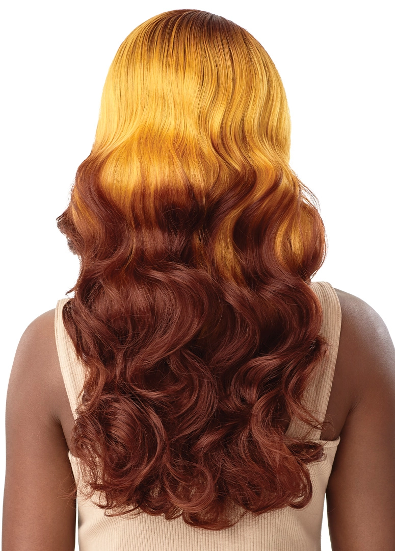 Outre Color Bomb HD Transparent Lace Front Synthetic Wig Kayleen