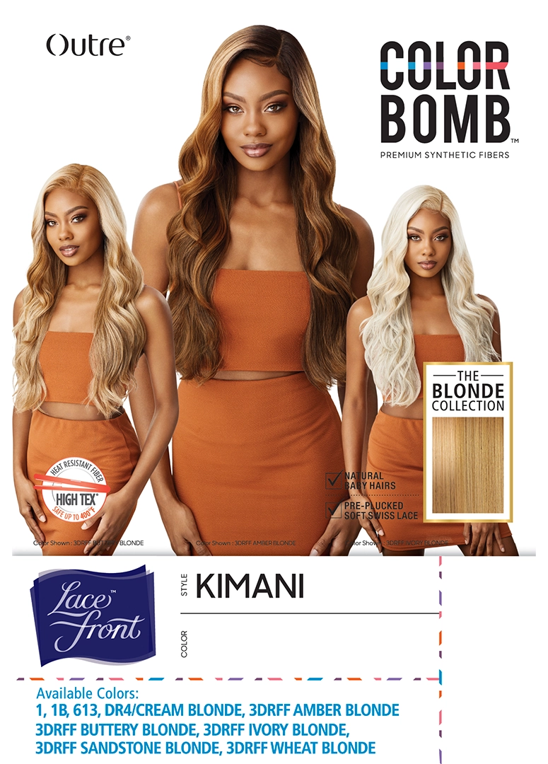 Outre Color Bomb Lace Front Synthetic Wig Kimani