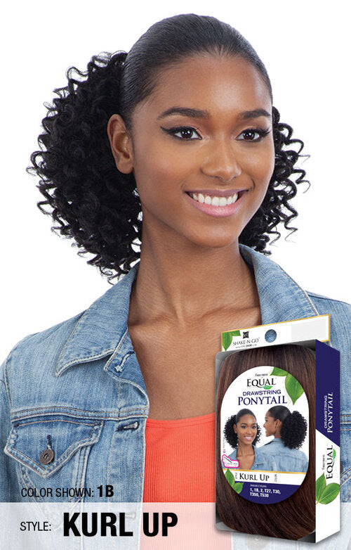 Freetress Equal Synthetic Drawstring Ponytail Kurl Up