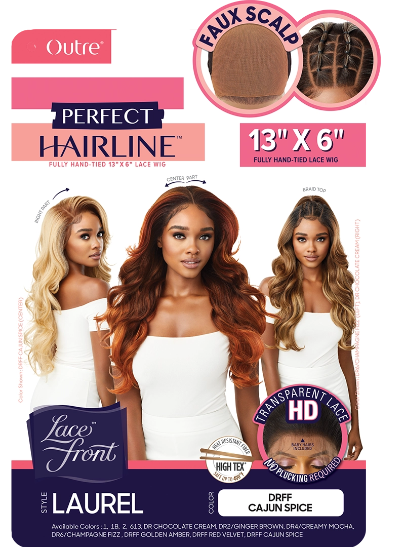 Outre Perfect Hairline 13x6 HD Transparent Lace Front Synthetic Wig Laurel