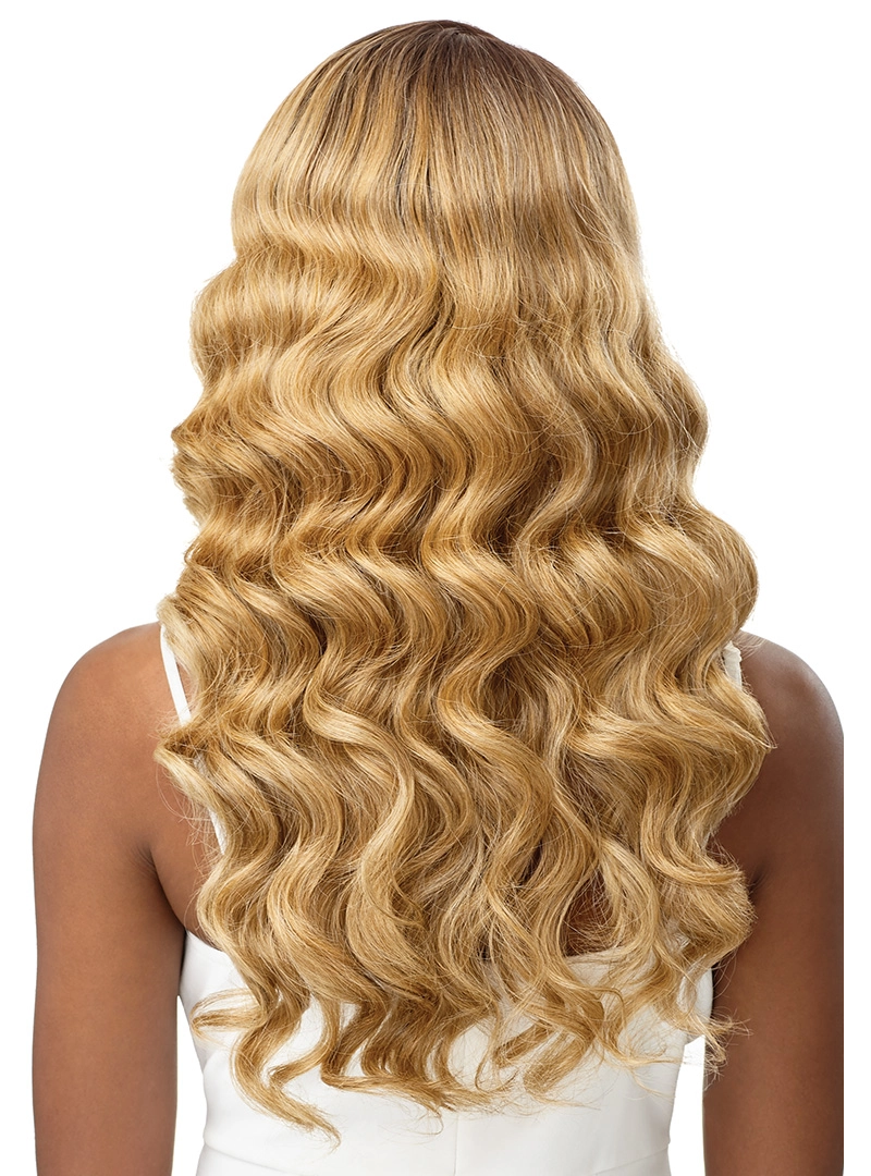 Outre SleekLay HD Transparent Lace Front Center Part Synthetic Wig Lavette