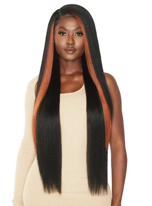 Outre Melted Hairline HD Transparent Lace Front Synthetic Wig Makeida 34"