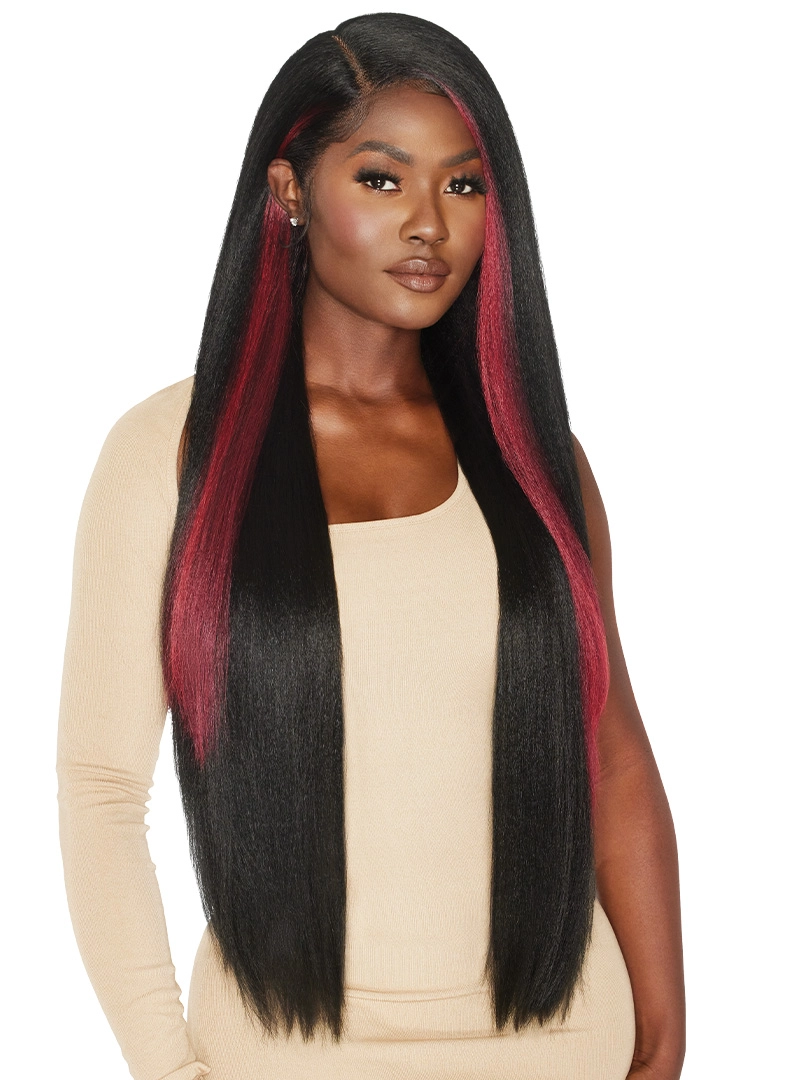 Outre Melted Hairline HD Transparent Lace Front Synthetic Wig Makeida 34"