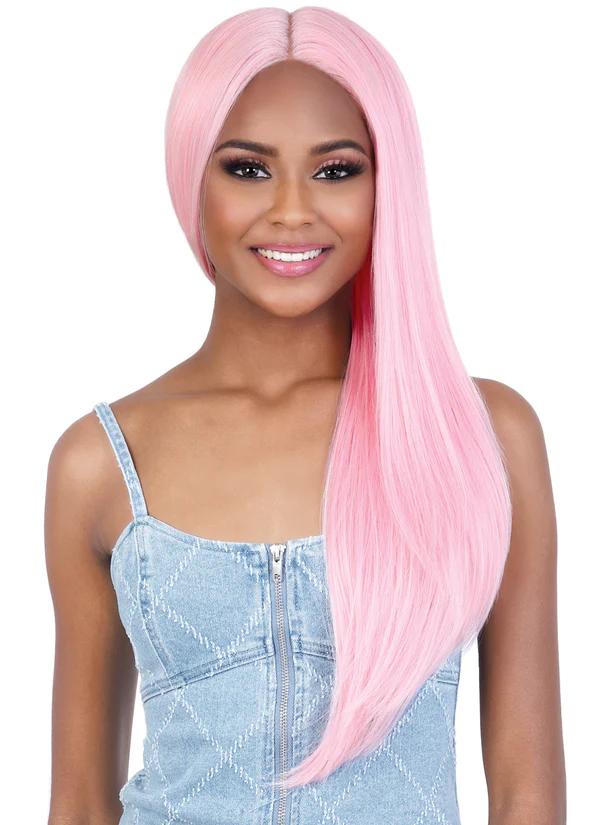 Motown Tress Invisible Deep Part Synthetic Lace Wig Neon