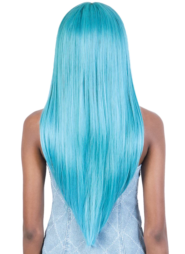 Motown Tress Invisible Deep Part Synthetic Lace Wig Neon